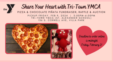 It's our annual Valentine fundraiser! Check it out--and order your heart pizzas and bid on some awesome items from wonderful sponsors like the Sox and Cubs! Share your heart and provide scholarships to in-need families!

givebutter.com/c/YMCAvalentin…

#valentine #ymca #cubs #whitesox