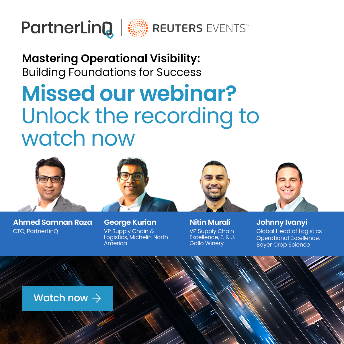 Missed our insightful webinar on mastering operational visibility? No worries! You can catch up and dive into the expertise today by viewing the webinar on: hubs.li/Q02hJyLp0
#PartnerLinQ #SupplyChain #Webinar