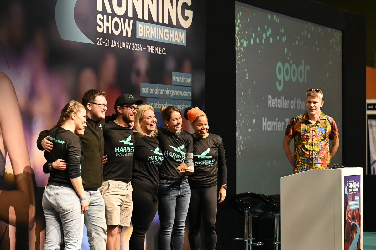 All round good people 🫶

We’re super duper proud of our friends over at Harrier UK for walking / hiking / running away with the Retailer of the year award 🏆 

Word on the trails is they’ll be attending quite a few of our events in 2024 🎉

#TrailRunningForEveryBody