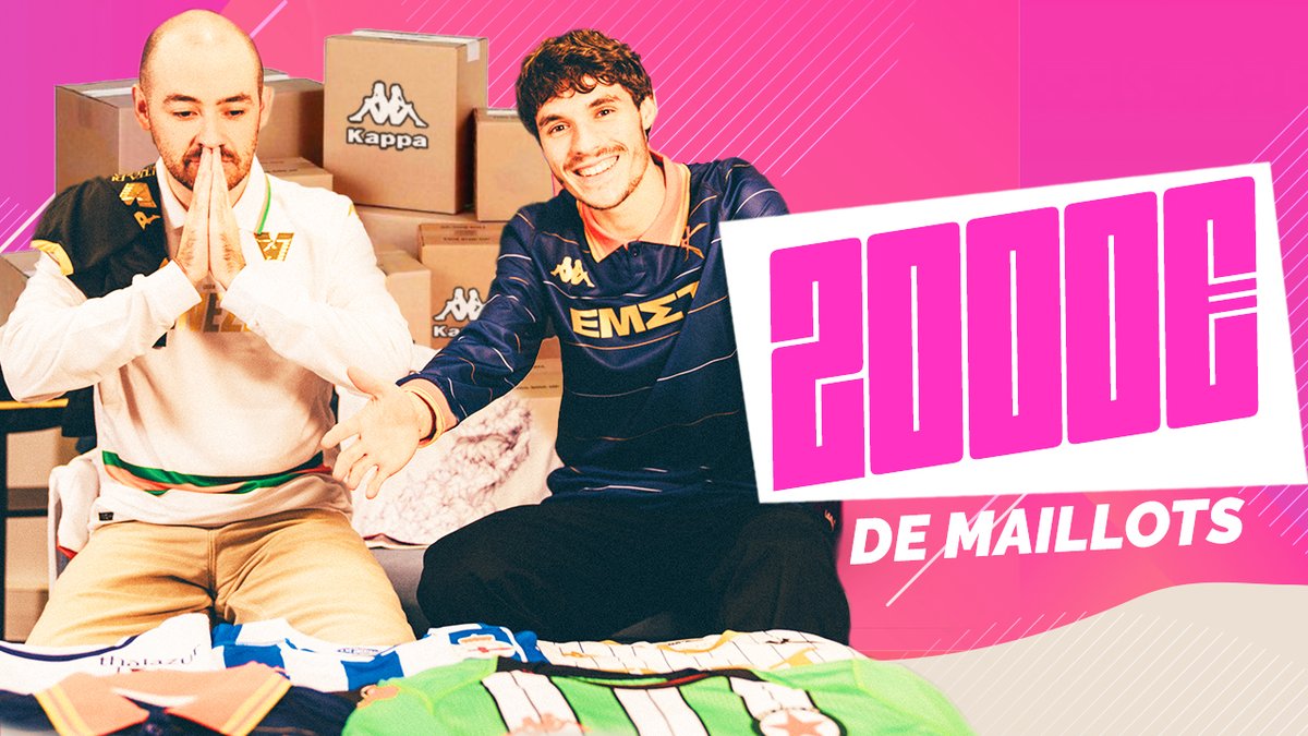 📦 On a reçu plus de 2000 € de maillots de la part de <a href="/KappaFrance/">Kappa 🇫🇷</a> 

👕 Unboxing de cet immense colis à retrouver sur notre chaîne Youtube. Y'a des pépites.

youtube.com/watch?v=9Av5Bd…