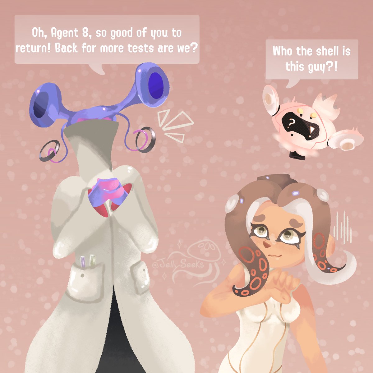 JellySeeks's tweet photo. Some #SideOrder art because I’m just as excited as you are 🫶💕‼️
#Splatoon3 #SplatoonArt https://t.co/R6ewQLXVPh