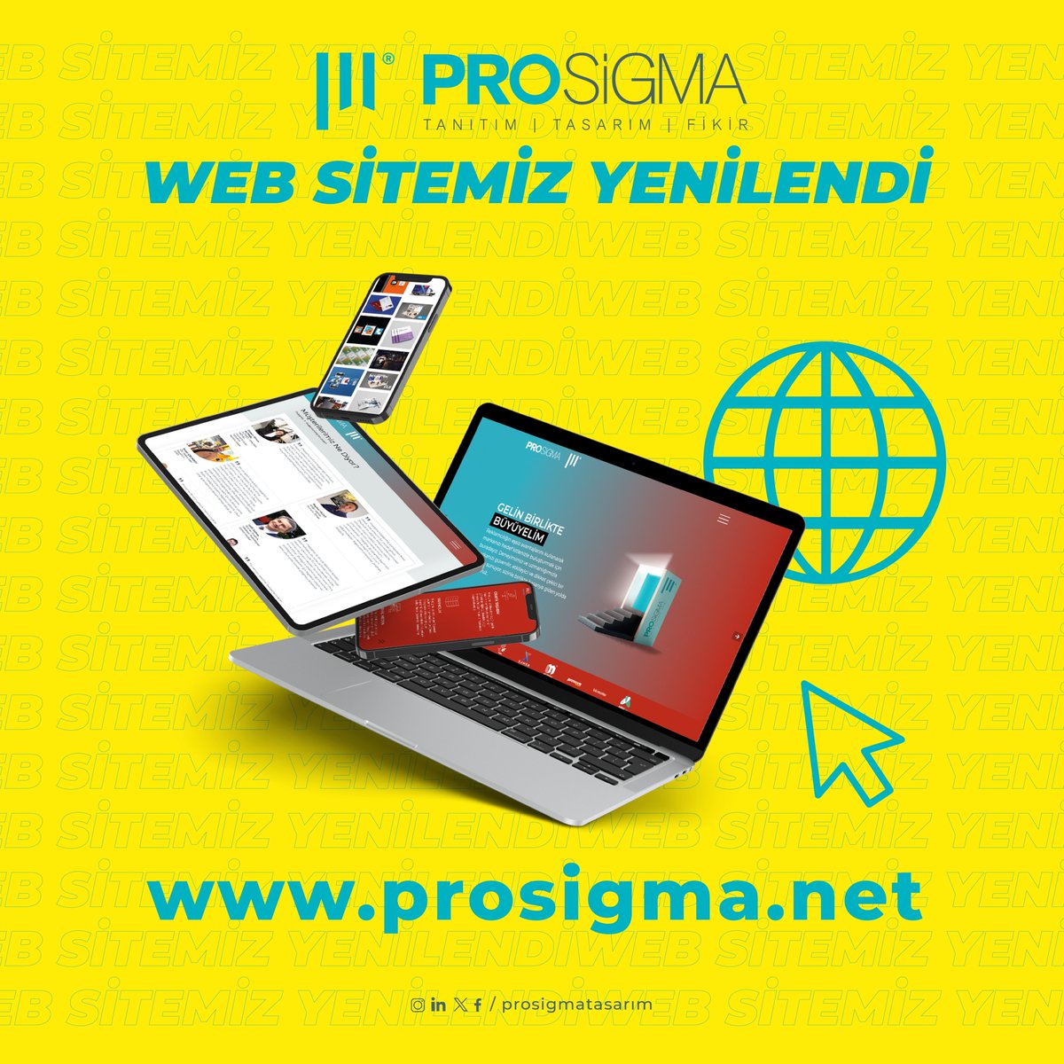 Yenilenen web sitemiz, daha modern ve kullanıcı dostu bir tasarıma sahiptir. Sitemizde tasarımlarımız ve hizmetlerimiz hakkında daha detaylı bilgi alabilirsiniz.

sitemizi ziyaret etmek için tıklayın: prosigma.net

#Prosigma #WebSitesi #Yenilendi #tasarım #reklam