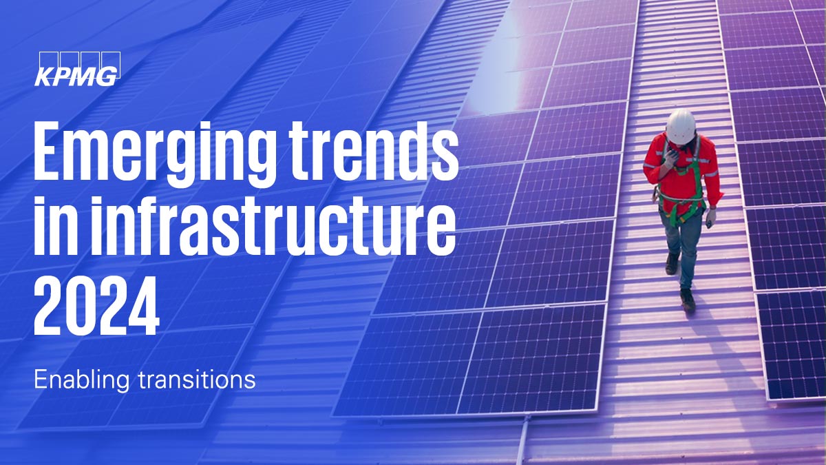 The infrastructure sector can create opportunities and solutions. Explore the ten trends in Emerging trends in infrastructure that have the potential to shape the world of infrastructure in 2024: social.kpmg/tn7k9t