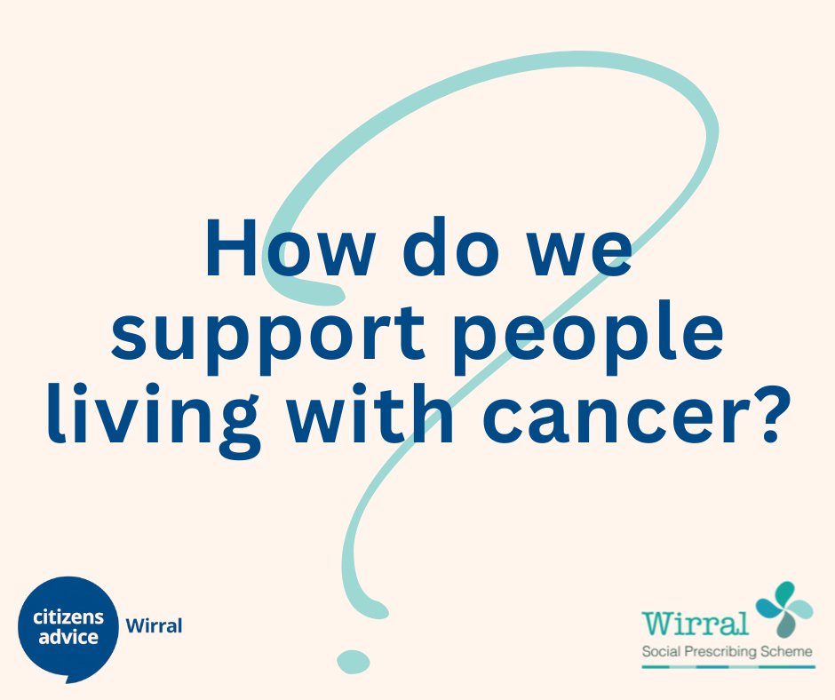 At @WirralCAN, in partnership with @Macmillan, we provide advice on benefits, paperwork, and grants. Our Social Prescribing Link Workers offer social, practical, & emotional support. #WorldCancerDay #supportthroughcancer #socialprescribing