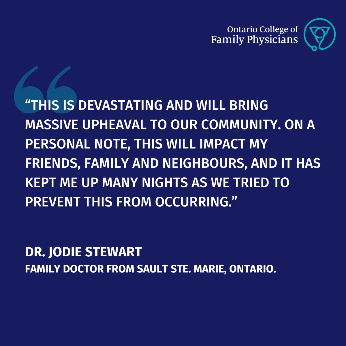 ❌10K patients will lose access to their family doctor ❌6K more are at risk ❌13K are already without a family doctor in the Sault Ste. Marie- Algoma region ❌ That's nearly 30% of the population Read more: bit.ly/3tXE2pz #SaultNews