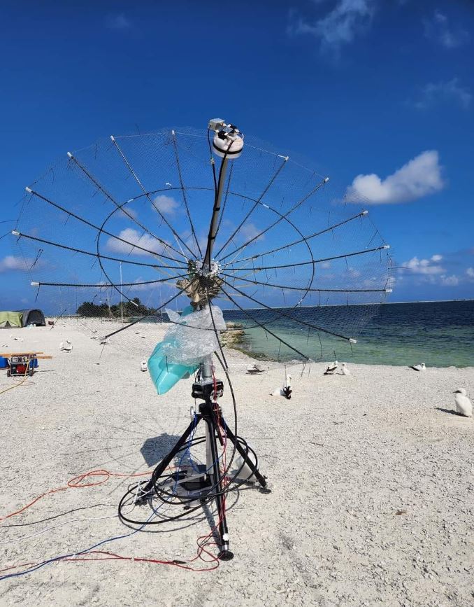 TX5S Set up on Clipperton Island