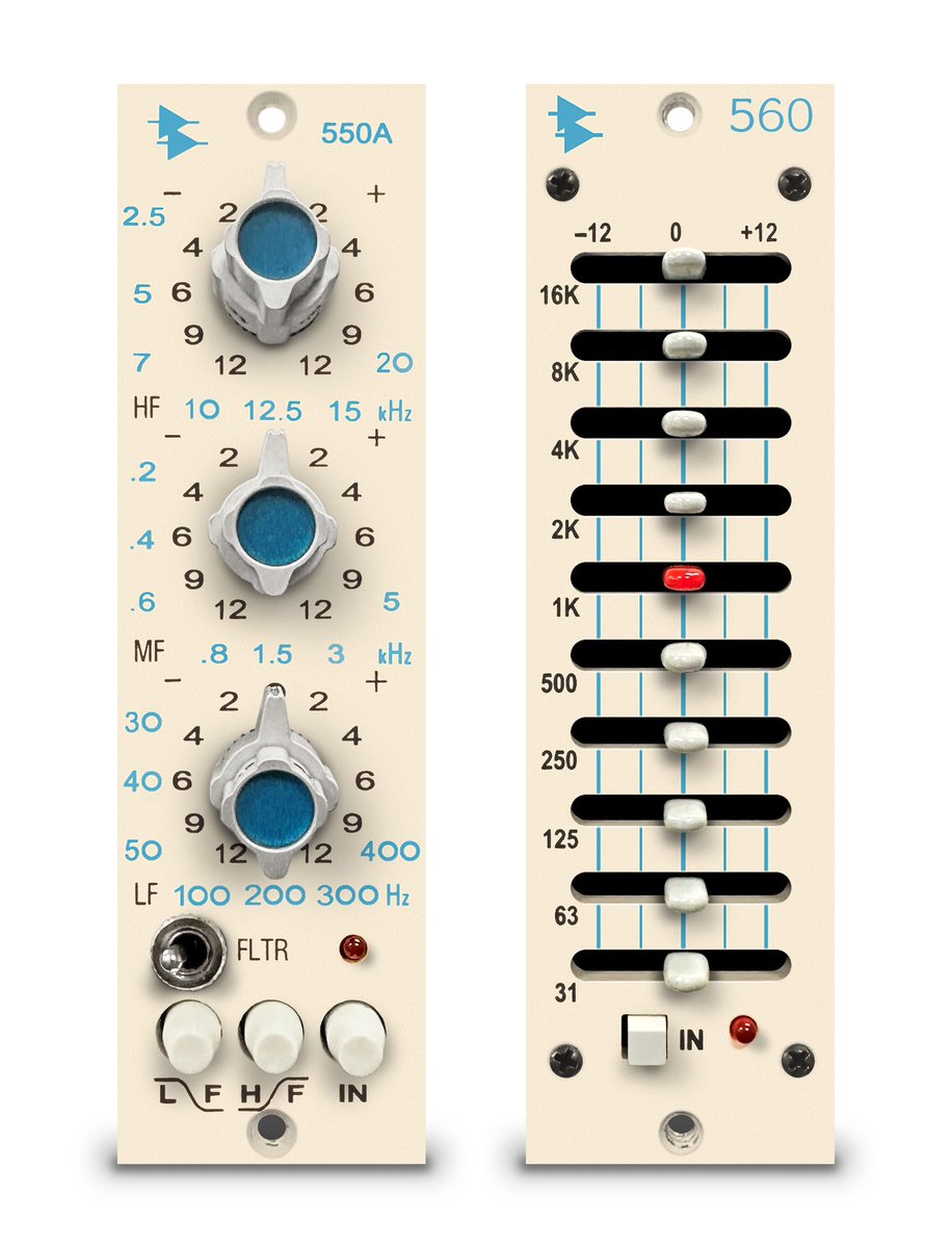 For A Limited Time Only - Special Edition 550A and 560 Equalizers are now available in vintage-style cream finish. Contact your preferred API dealer to order today! #apiaudio #api550A #api560 #analog #recording #500series #apilunchbox #recordingstudio #studiogear #producer