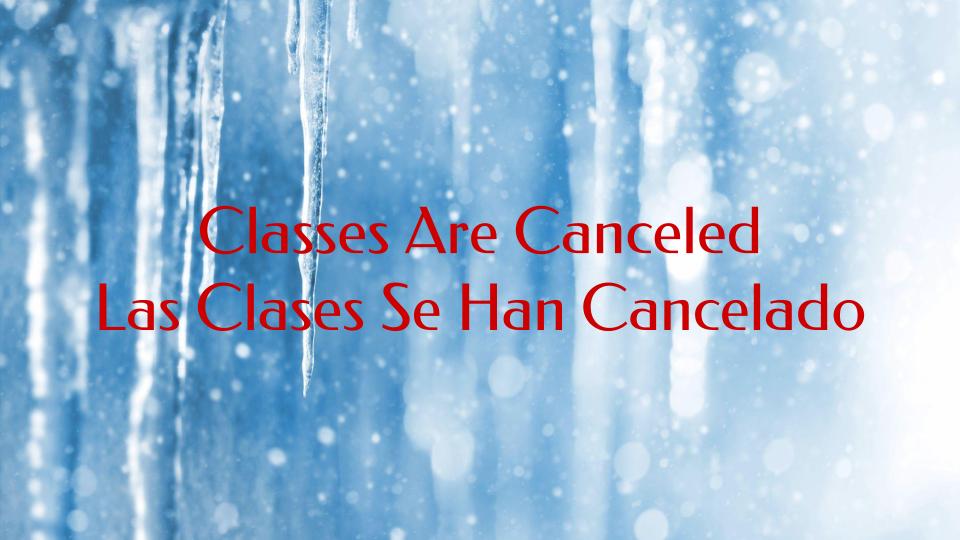 Thursday, January 25, update: Classes are canceled for HSD students. Jueves, 25 de enero, actualización: Las clases se han cancelado para los estudiantes del Distrito Escolar de Hermiston.