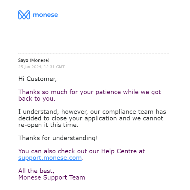 Gatonisus's tweet photo. @monese @MyMonese It seems that your Compliance team is a black box.
For your customers but also internally.... https://t.co/uB06Yr7S58