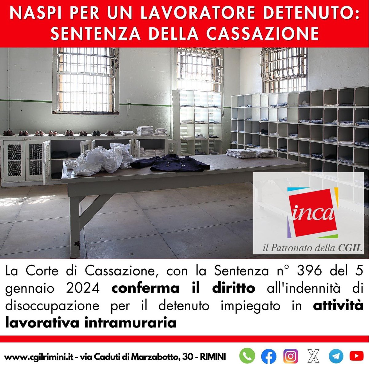CGIL Rimini (@cgilrimini) on Twitter photo โน ๐ก๐๐ฆ๐ฃ๐ ๐ ๐๐๐ฉ๐ข๐ฅ๐ข ๐๐ก ๐๐๐ฅ๐๐๐ฅ๐: ๐ฆ๐๐ก๐ง๐๐ก๐ญ๐ ๐๐๐๐๐ ๐๐๐ฆ๐ฆ๐๐ญ๐๐ข๐ก๐
โถ Approfondisci qui la notizia tinyurl.com/ajmjkrsp
#NASPI #SENTENZE #CARCERE #DISOCCUPAZIONE #DIRITTI #LAVORO โน ๐ก๐๐ฆ๐ฃ๐ ๐ ๐๐๐ฉ๐ข๐ฅ๐ข ๐๐ก ๐๐๐ฅ๐๐๐ฅ๐: ๐ฆ๐๐ก๐ง๐๐ก๐ญ๐ ๐๐๐๐๐ ๐๐๐ฆ๐ฆ๐๐ญ๐๐ข๐ก๐
โถ Approfondisci qui la notizia tinyurl.com/ajmjkrsp
#NASPI #SENTENZE #CARCERE #DISOCCUPAZIONE #DIRITTI #LAVORO