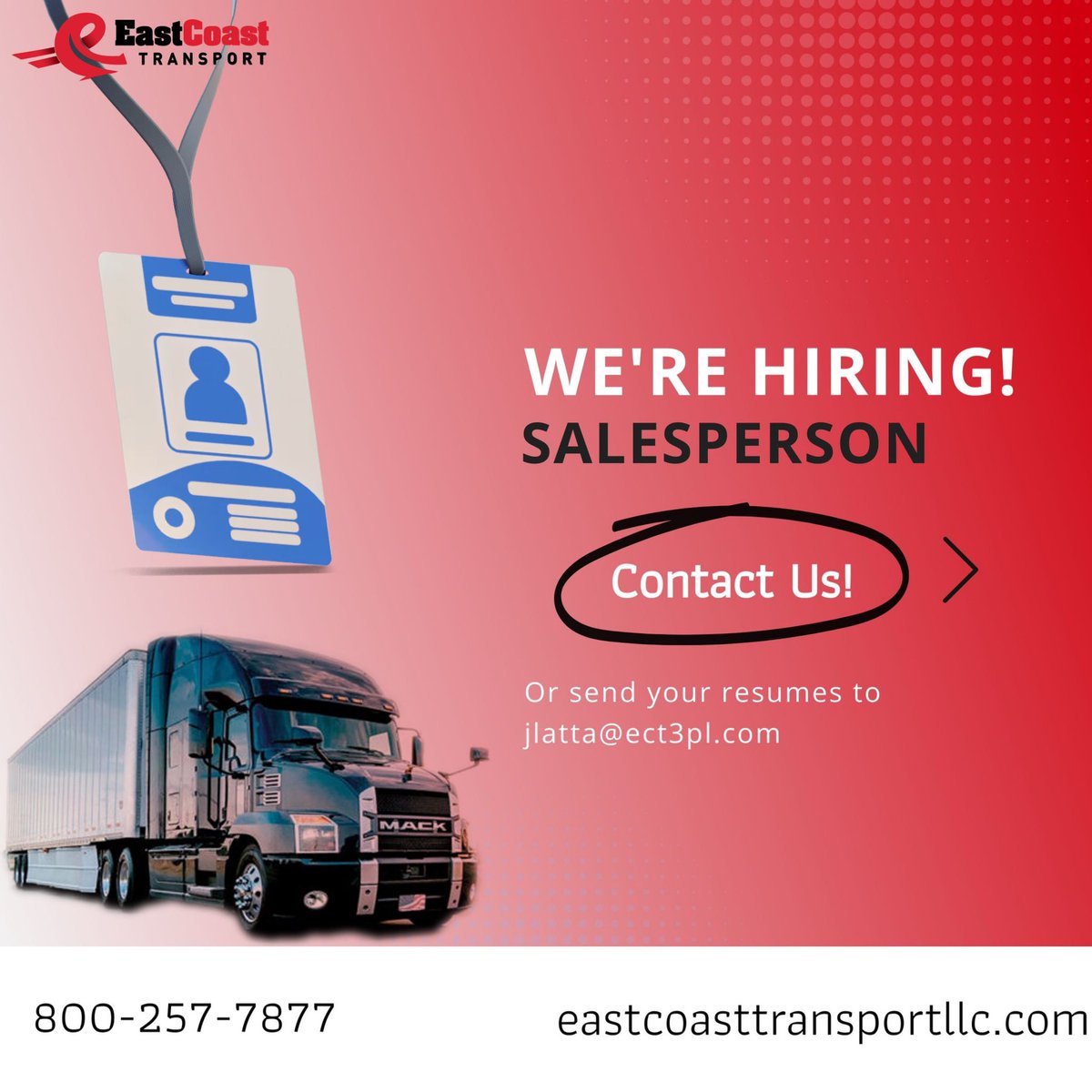 ect3pl's tweet image. 4.1/5 ⭐️ Google Review Rating 📈

Apply to Join the East Coast Transport Family Today! 

#logistics #3pl #freightliner #freightbroker #dispatch #macktrucks #eastcoasttransportllc
