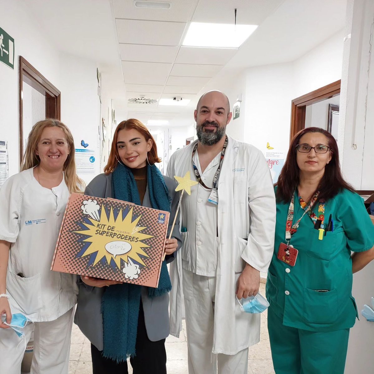 📷 | Fundación Pequeño Deseo (@fpdeseo) vía Instagram Post. 'Hoy algunos de los niños del hospital 12 de Octubre de Madrid han vivido un rato muy emocionante gracias a la visita de @violeta.ot2023. ¡Muchas gracias, Violeta, por tu simpatía y cariño!'