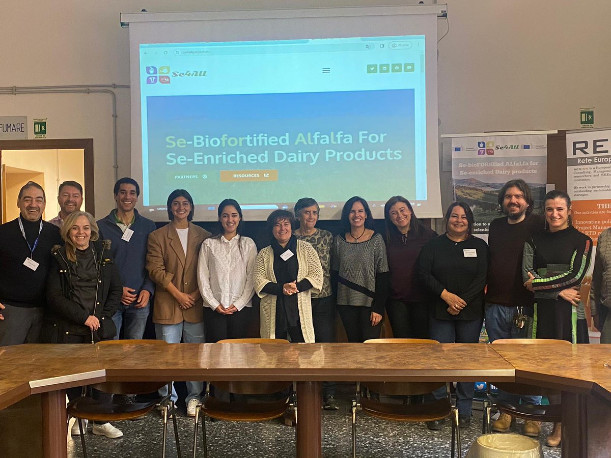 Se4All1's tweet image. 🌱🐄  Exciting update from the #Se4all project! 🌍

Today, our partners gathered for the 2nd project meeting in Rome to review progress and plan future activities. With a mission to combat health issues related to Se-deficient diets.
#Se4AllWorkshop