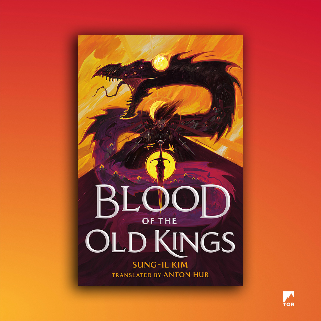 #BloodoftheOldKings begins an epic adventure in which three strangers journey through a vast Empire, from award-winning author Sung-il Kim & translated by @AntonHur. Check out the final cover and add it to your shelves 10/8! Cover 🎨: @DominikMayerArt us.macmillan.com/books/97812508…