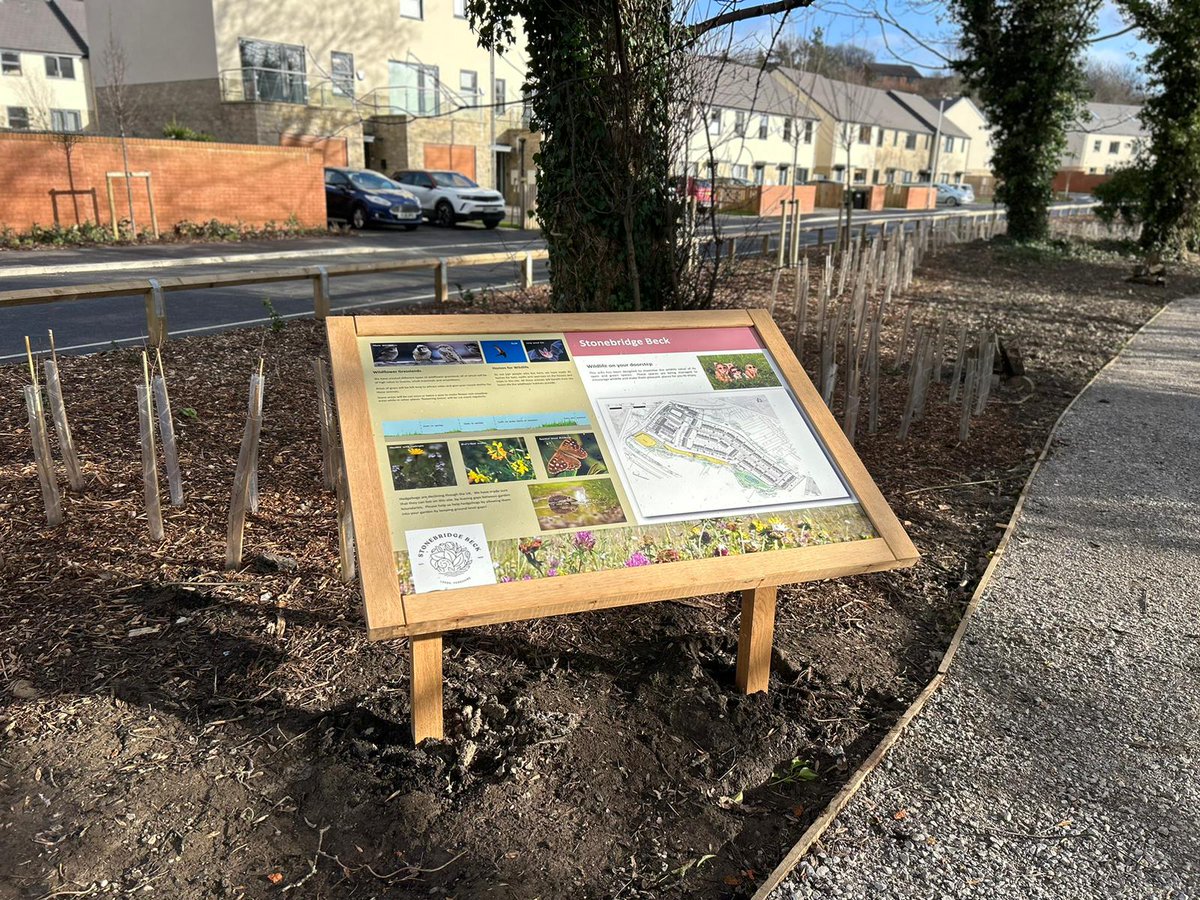 We love the brand-new interpretation panels which have now been installed at #StonebridgeBeck. They capture the rich history and rural beauty of the surrounding area which residents have right on their doorstep 🏡