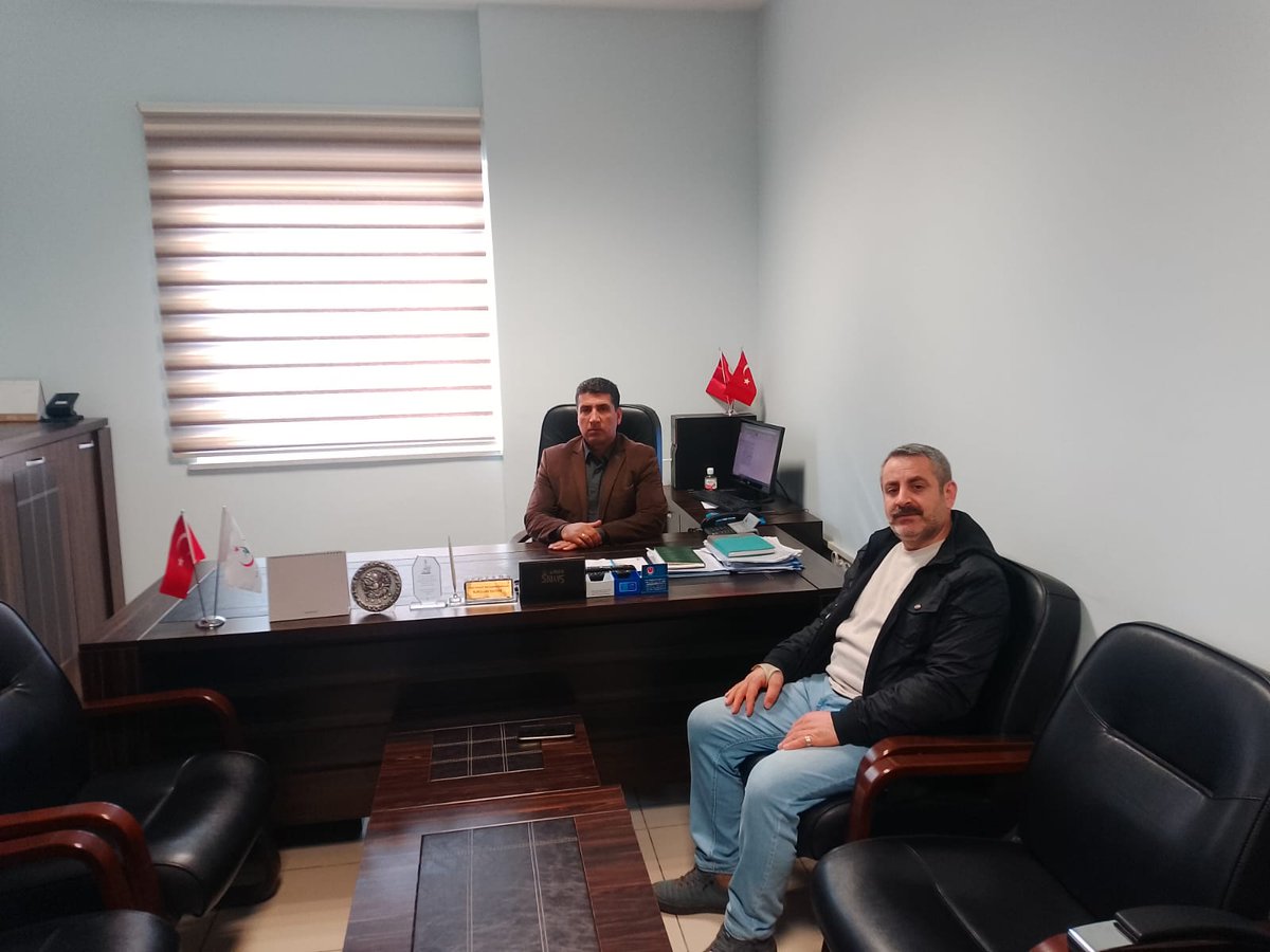 SernoDer's tweet photo. Genç Devlet Hastanesi Müdürü Sayın Nurullah Davran Beyi makamında ziyaret ederek istişarelerde bulunduk. Değerli Müdürümüze göstermiş olduğu ilgilerinden dolayı yürekten teşekkür ediyor saygılarımızı sunuyoruz.
Şerno Der Yönetim Kurulu adına
Dernek Başkanı 
Mehmet Eser https://t.co/jUdgwSCgQV