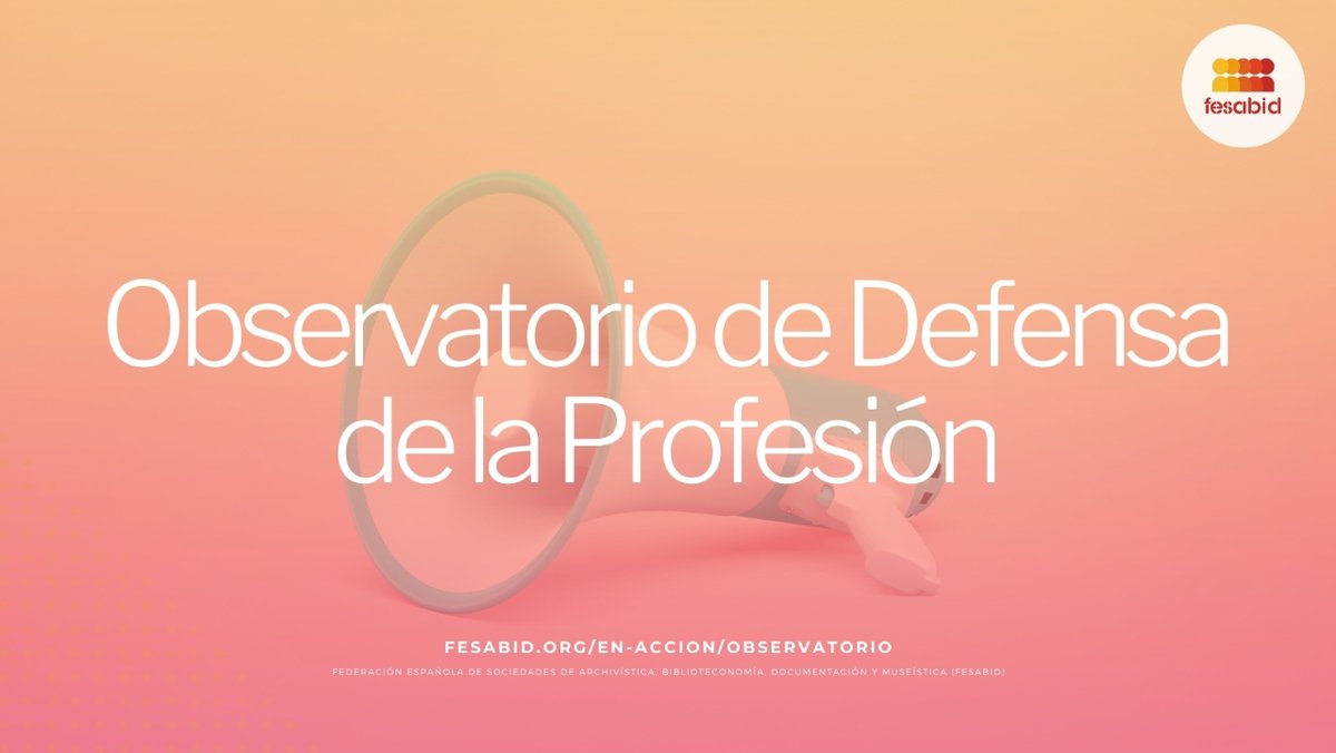 fesabid's tweet photo. 📢 Denunciamos 3 ofertas laborales que no cumplen con los estándares profesionales. Desde el Observatorio de Defensa de la Profesión de FESABID, destacamos tres casos preocupantes. ¡Hagamos valer nuestros derechos profesionales! ⤵️ https://t.co/p7SXOSNFrT