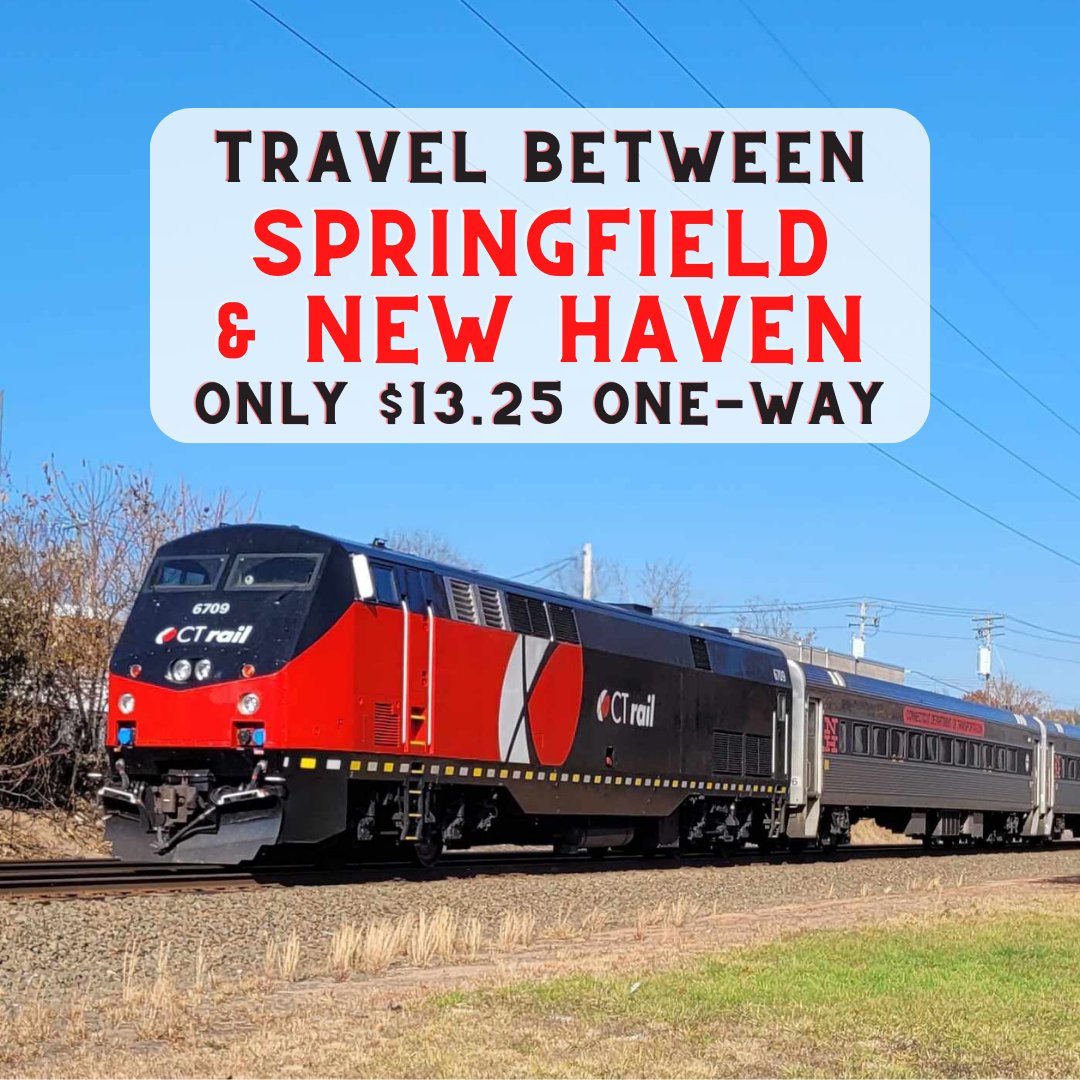 hartfordline's tweet image. With easy connections to NYC from New Haven! 🚂🏙️

Plan your trip at HartfordLine.com
#CTrail #HartfordLine #SpringfieldMA #NewHaven #TrainTravel