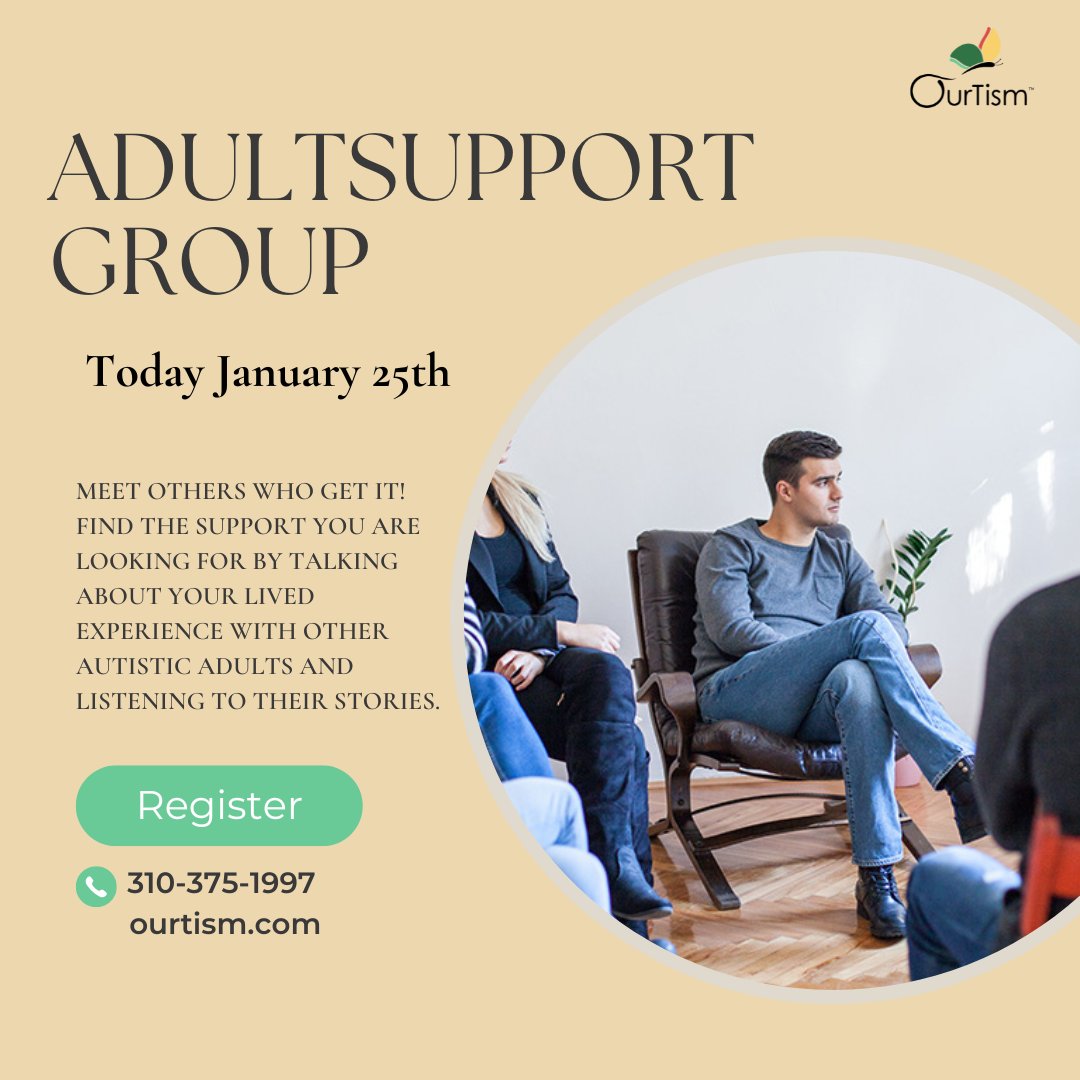 ourtism's tweet image. Register for today! Click the link in our bio or visit our website @ OurTism.com/events

#Autism #Ourtism #AdultSupport #AutismSupportGroup #ActuallyAutistic #Aspergers