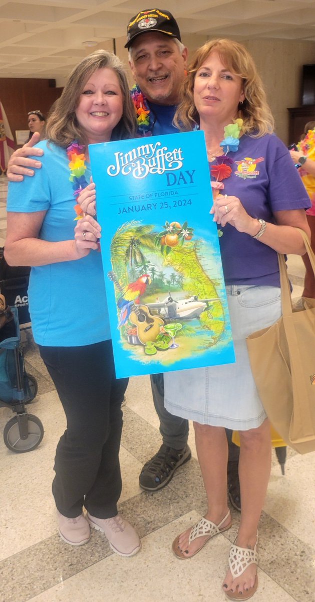 gatorrican's tweet photo. @jimmyfallon @JimmyKimmelLive @radiomville The state of Florida is working on creating a license plate as well as  renaming A1A 'the JB Memorial Highway" to commemorate Jimmy Buffett. What a way to honor Florida's favorite singer/songwriter https://t.co/ye2fLlrvrY