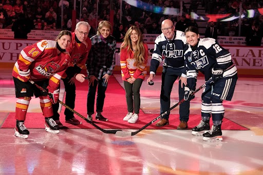 Yesterday’s Crowchild Classic was incredible! Congratulations to <a href="/MountRoyalU/">Mount Royal U</a> student Elizabeth for winning the tuition giveaway and high-fives all around to the amazing players - it was a thrill to watch you give it your all on the ice.