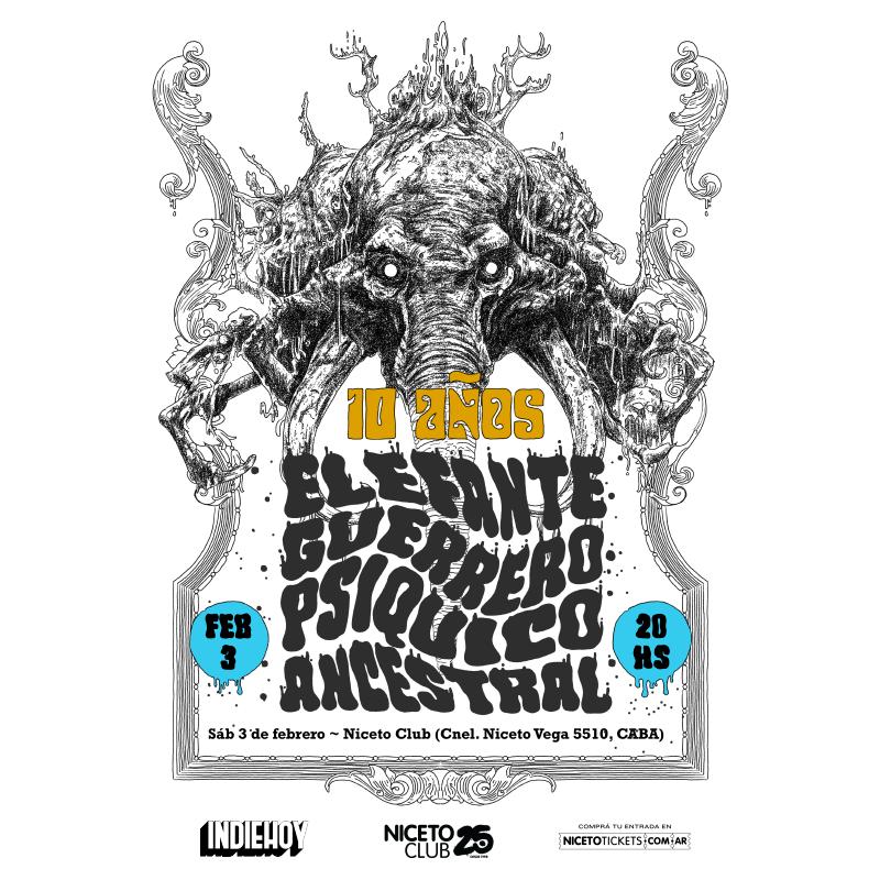 Cumplimos 10 años queremos celebrarlo con vos! Invitamos a todos a este hermoso evento lleno de sorpresas! Será el 03/02/24 en <a href="/NicetoClub/">Niceto Club</a> y  hay entradas anticipadas! Aprovechen.  passline.com/eventos/elefan…