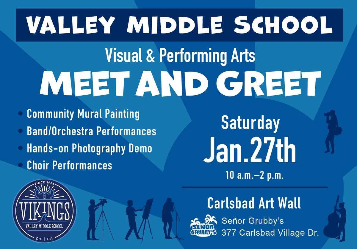 See you this weekend when the VAPA teachers and I paint the newest mural at the Carlsbad Art Wall at @Senorgrubbys #Carlsbad