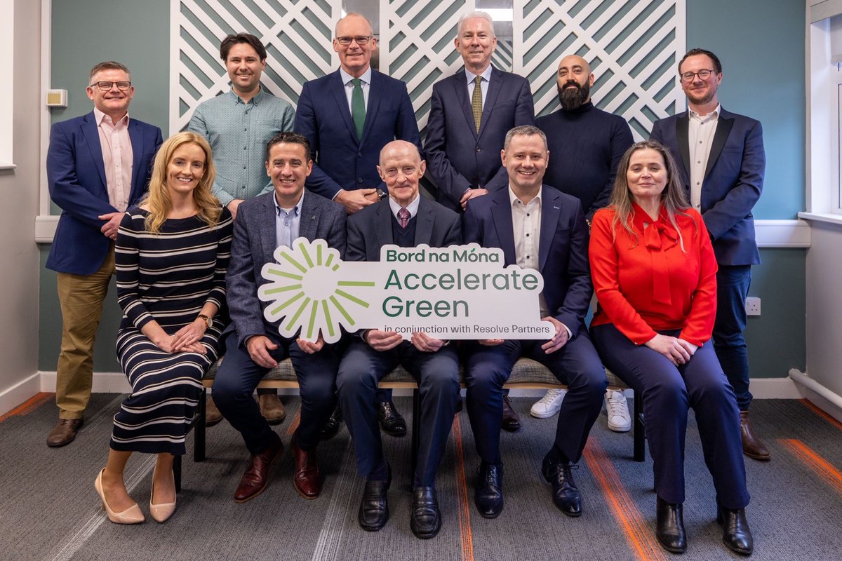 Today marked a momentous occasion as we gathered for the Accelerate Green 2024 Launch, where the commitment to a sustainable and vibrant future echoed through the insightful words of our Chairman, Geoff Meagher, and Tom Donnellan, @BordnaMona Chief Executive.