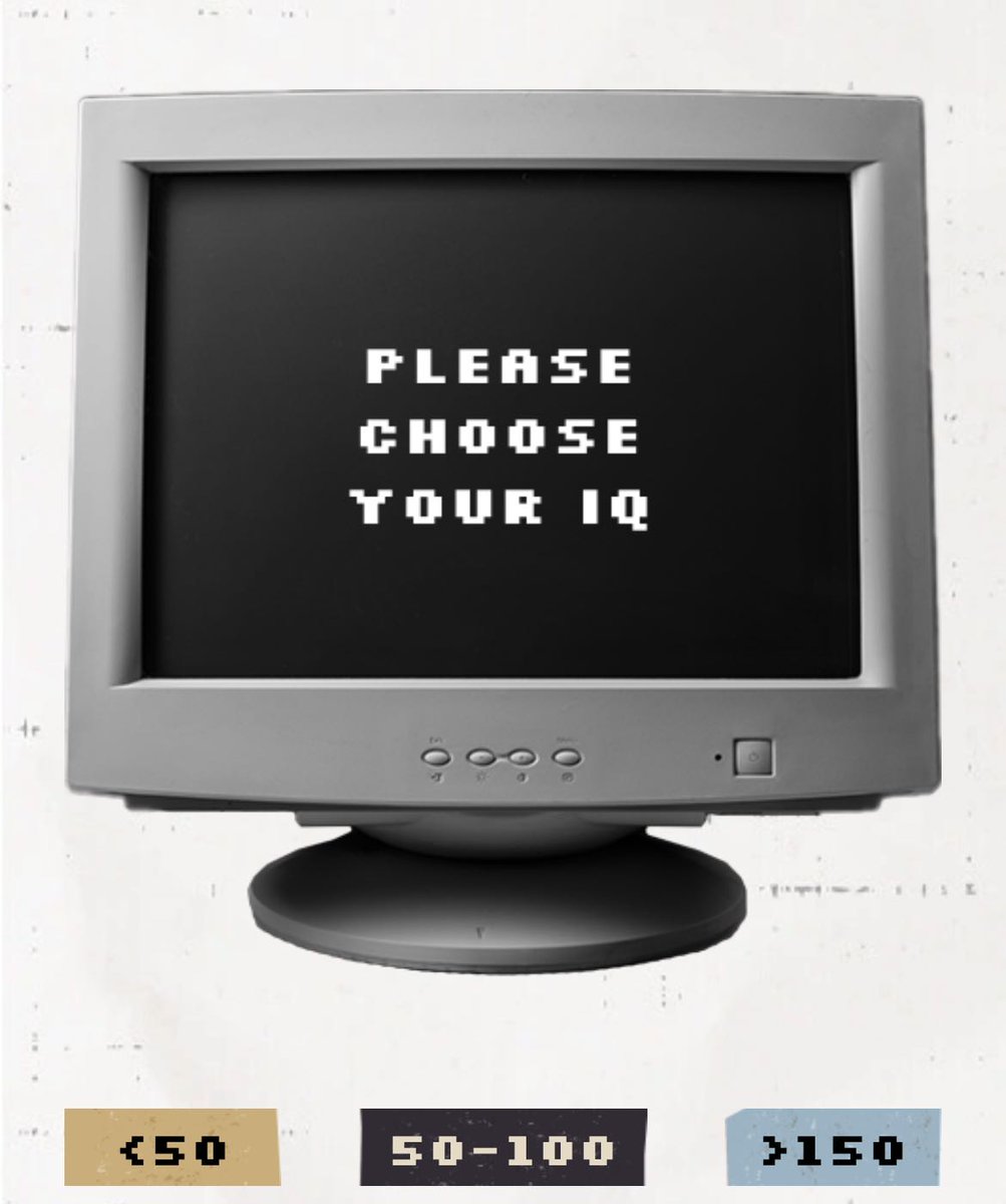 50IQCOIN's tweet image. pls choose you IQ