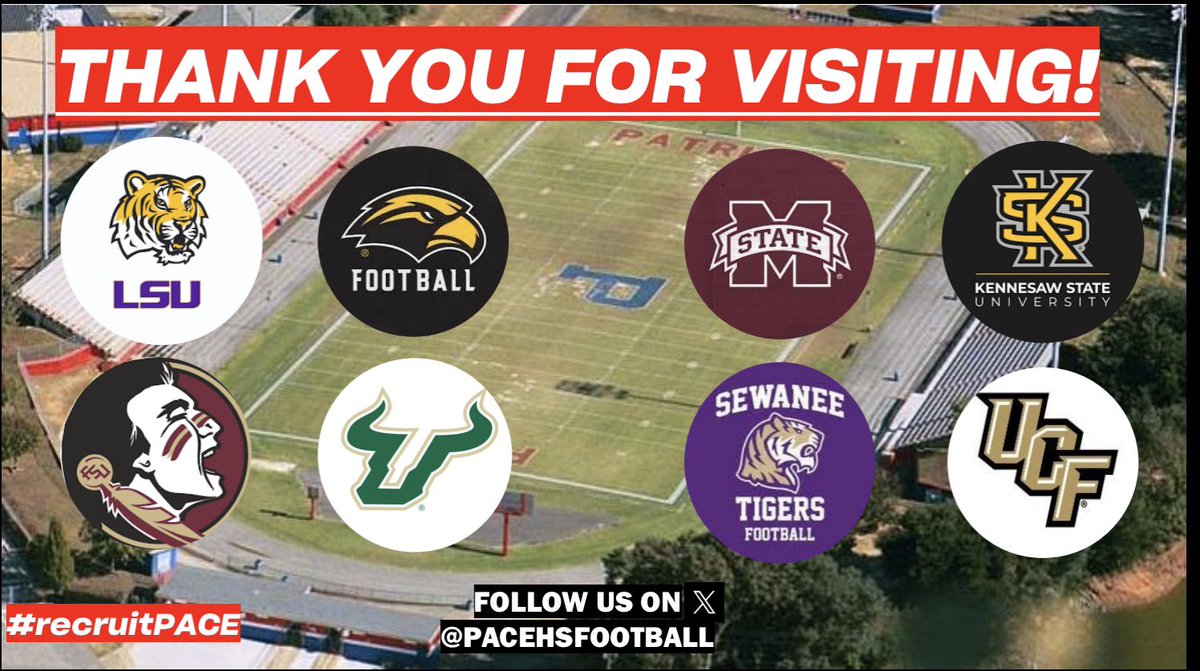 Pace High Football tweet media