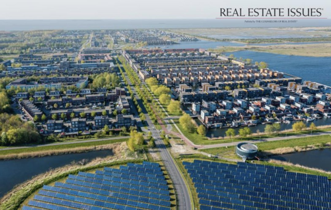 Antonio Campagnoli, CRE® discusses the benefits of Renewable Energy Communities in this latest article from Real Estate Issues®, the peer-reviewed journal of The Counselors of Real Estate. Read it here: lnkd.in/g3rfmK8J