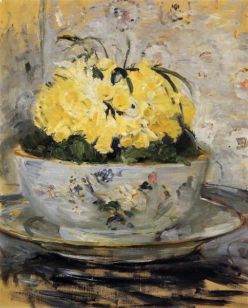 Daffodils 1885 #BertheMorisot