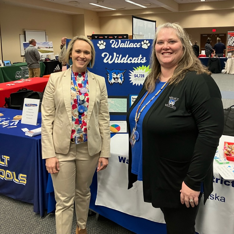 WallaceSchools's tweet photo. We are @UNKearney today, looking for teachers to join our staff! Think about Wallace when you are getting ready to student teach or start your career! It's a great place to be! https://t.co/FHaJJKHxp2