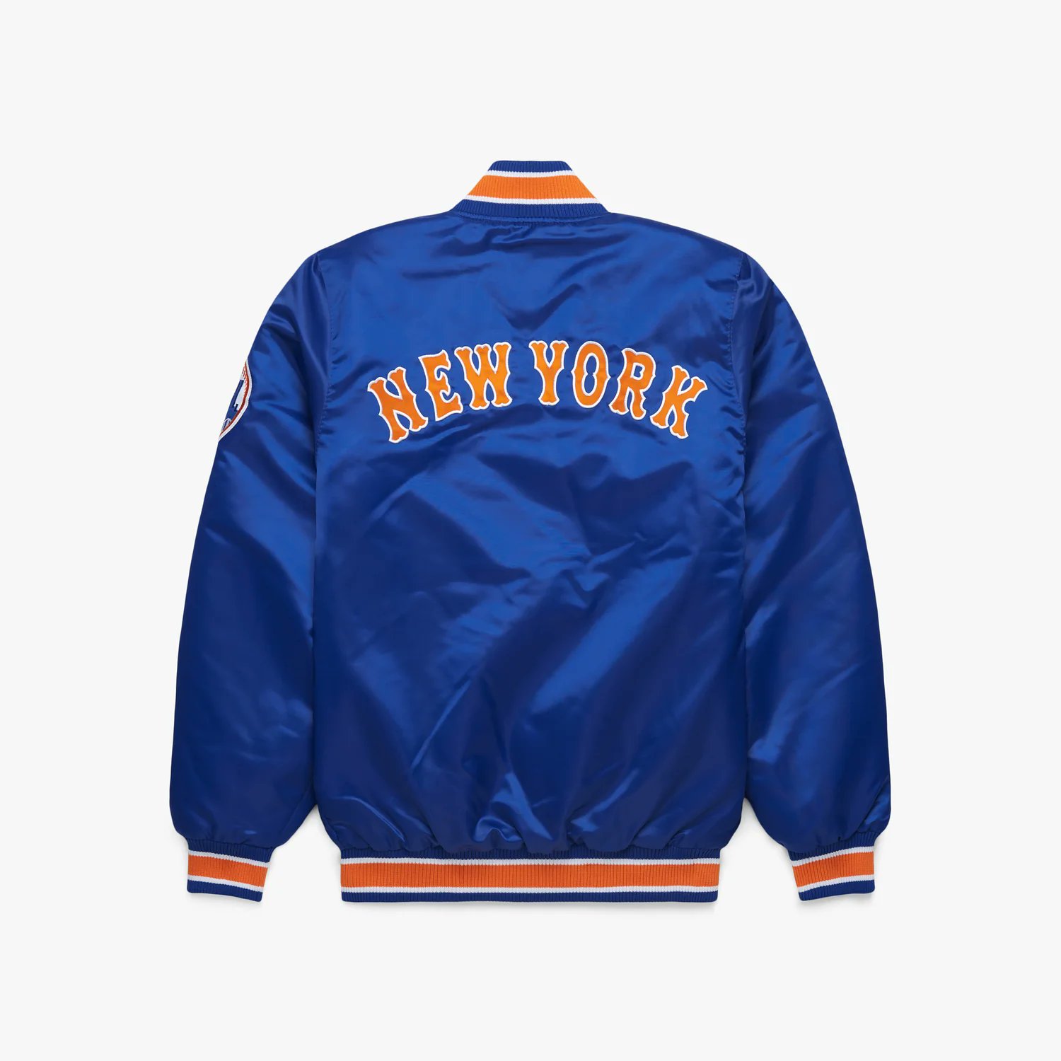 Mets satin hotsell starter jacket
