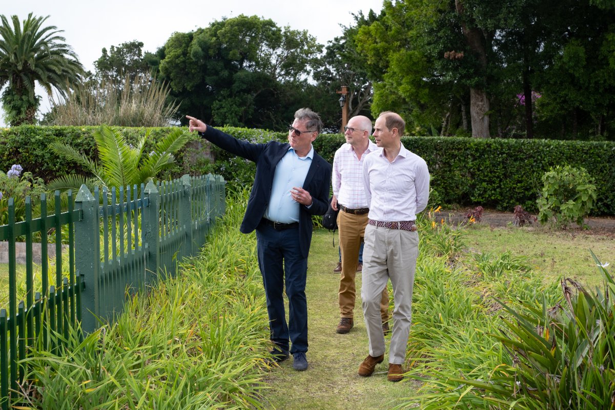This morning HRH The Duke of Edinburgh toured Longwood House, Napoleon’s home in exile. Napoleon was initially buried on the island after his death, with his body later being repatriated to France in 1840. Learn more: bit.ly/48XF7MY