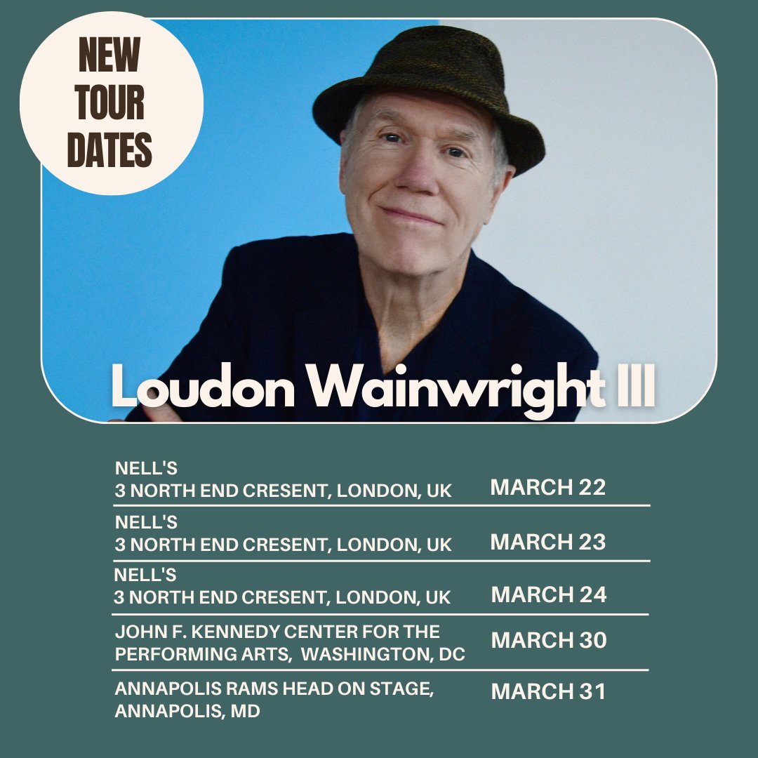 New tour dates added!