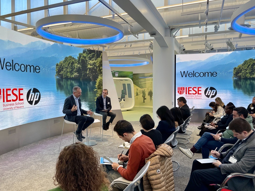 Enjoyed hosting a thought-provoking conversation with @iesebschool Executive MBA students. They're entering the next stage of their careers during a period of unprecedented innovation. I'm excited to see how they embrace these shifts and rethink how their companies operate.