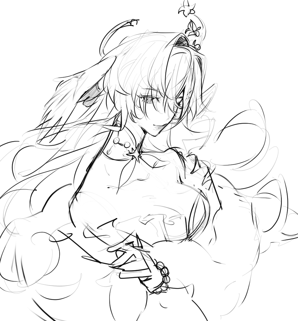 I'll show you a couple more sketches with her later

#honkaistarrail #robin