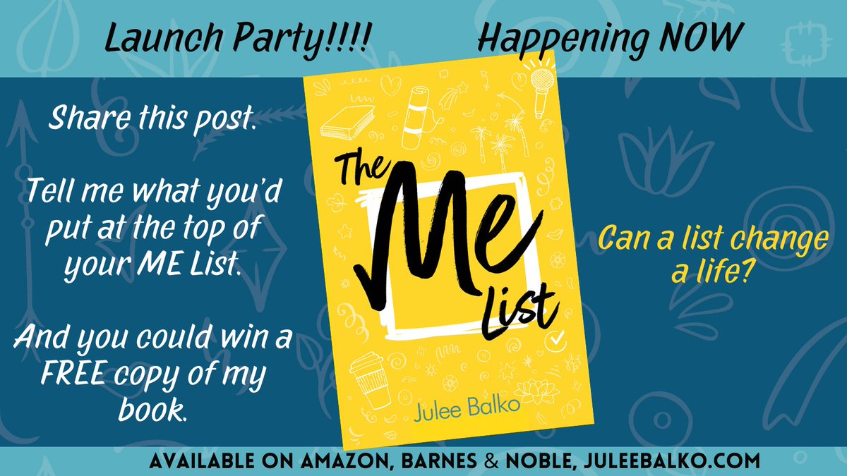 It’s time!!!

Grab a beverage and some cheese and share some enthusiasm for my new book The Me List. Share this post and tell me what you’d put at the top of your own Me List and you’ll be entered to win a free copy.