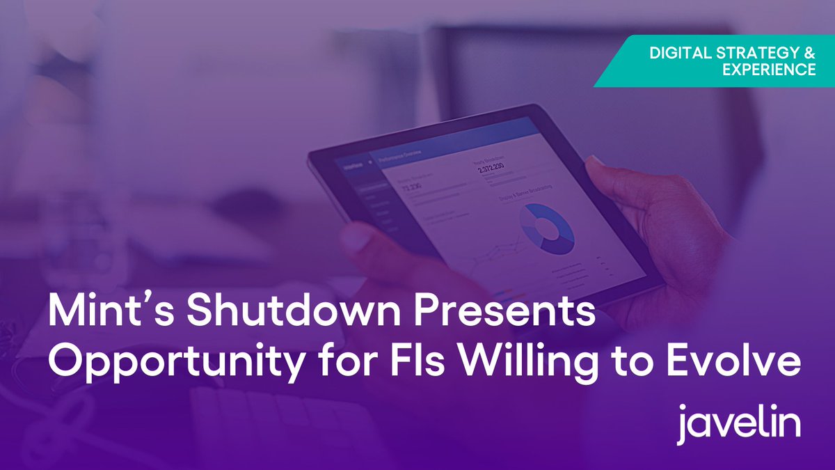 The PFM space has always been FIs’ game to lose. However, the longstanding success of the app Mint and the reaction to its demise underscore that an opportunity for FIs to win remains if they can learn from the past. 

Read the report: lnkd.in/eh86QsVi