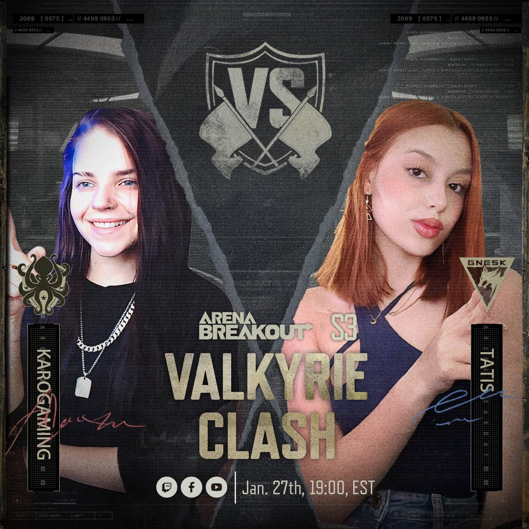 KaroGamingg's tweet photo. 📢📢ANNOUNCEMENT📢📢
I've been invited to play in the VALKYRIE CLASH as part of Golden Lions Legion Rivals event this SATURDAY 27th at 7pm EST/12am UK!! 🔥😎
Come vibe with us on the official AB YT page and also on my YT ❤️ #TeamKaro https://t.co/oujUdPSk9N