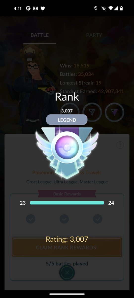 Another season, another Legend achieved. GGs to everyone out there grinding for the Legend 🫡