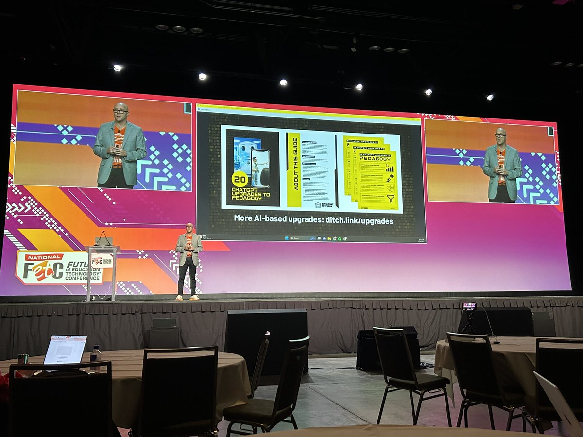 Annick Rauch (@annickrauch) on Twitter photo Work smarter, not harder. Absolutely loved this session on how to utilize the power of AI as educators! Thank you, <a href="/jmattmiller/">Matt Miller 🗑️</a>! 🔥 #FETC #FETC2024 #AIforEducators Work smarter, not harder. Absolutely loved this session on how to utilize the power of AI as educators! Thank you, <a href="/jmattmiller/">Matt Miller 🗑️</a>! 🔥 #FETC #FETC2024 #AIforEducators