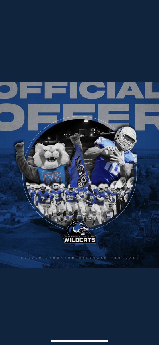 I am blessed to receive my first offer from @CSCwildcatsFB🙏🙏 @DoobyDular @Coach_Stansell @CFHSFootball_ @ButlerESA