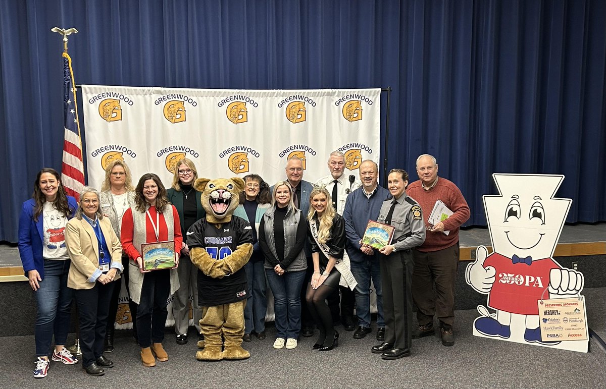 Thank you to everyone who joined us yesterday for another #EPIC Keystone Classroom Initiative visit to Greenwood Elementary School in #PerryCounty! 📘🖍️ 

#PAProud #Education #KCI #KeystoneClassroomInitiative