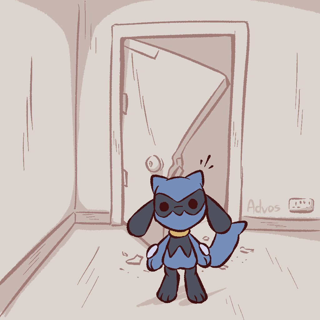 pokemon (creature) solo standing door indoors full body no humans  illustration images