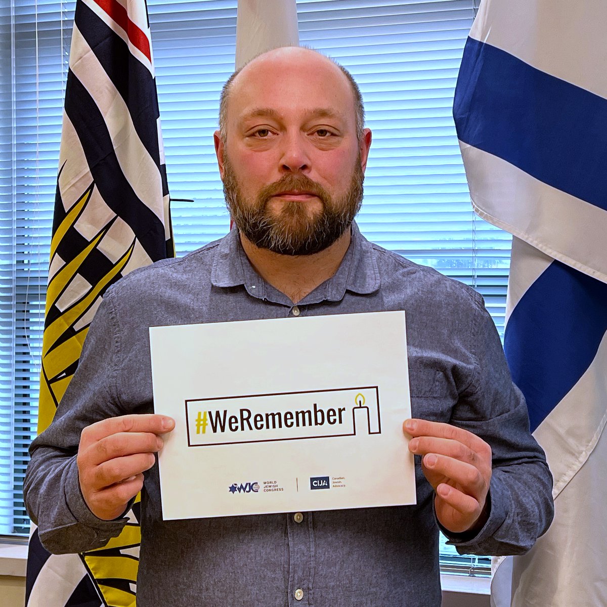 To honour the memory of the six million Jews & millions of others murdered by #NaziGermany, the United Nations designated January 27 International Holocaust Remembrance Day. Join me in showing the world that #WeRemember the horrors of the #Holocaust, its Victims, and Survivors.