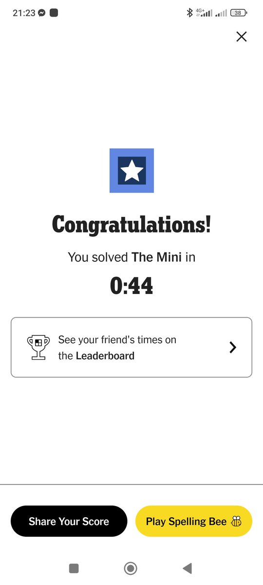 #NewYorkTimes #themini 

Not bad 😁