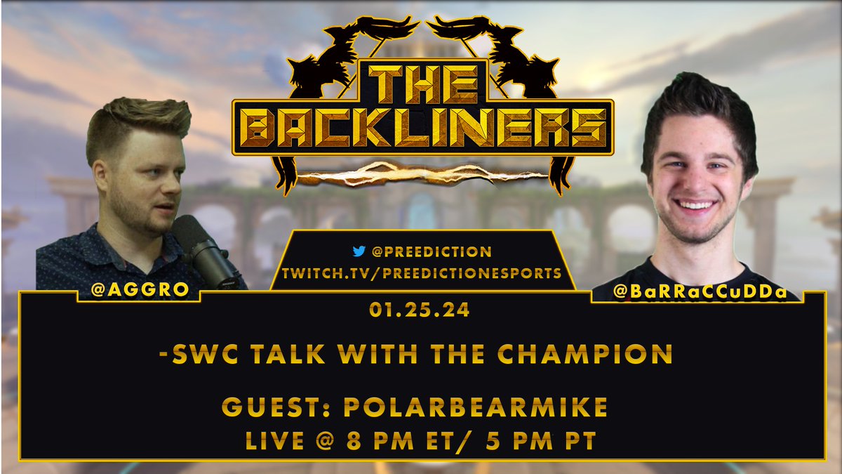 Ryan Bailey (@aggro) on Twitter photo Podcast is ON for tonight!! Let's talk SWC with the champ <a href="/PBMsmite/">Michael Heiss</a>. See ya at 8 twitch.tv/preedictionesp… Podcast is ON for tonight!! Let's talk SWC with the champ <a href="/PBMsmite/">Michael Heiss</a>. See ya at 8 twitch.tv/preedictionesp…