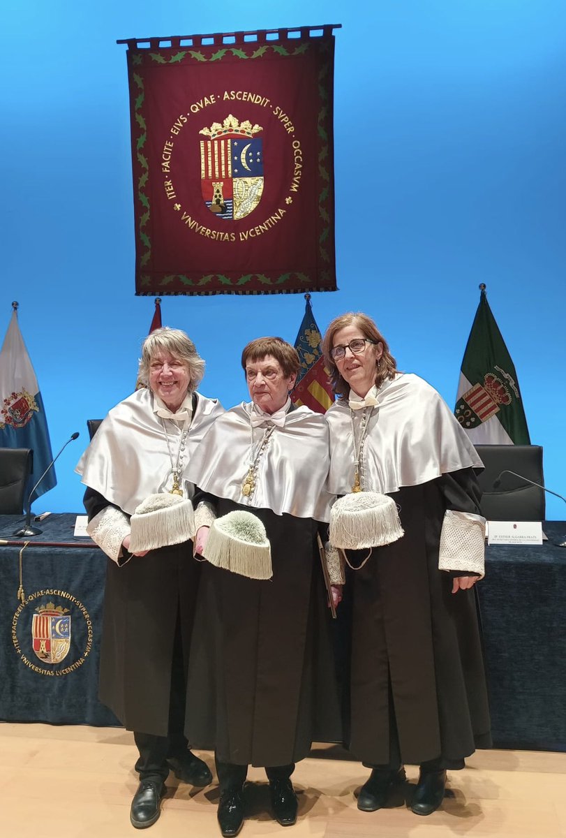 Leticia San Martin (@leticiasmartin) on Twitter photo Hoy, <a href="/PazMompart/">Mari Paz Mompart</a> ha sido investida Doctora Honoris Causa en la #UniversidadAlicante
Quiero mostrar mi reconocimiento a estas 3 #enfermeras q comparten esta máxima distinción. <a href="/rmalberdi/">Rosamaría Alberdi</a> <a href="/maytemoren/">Cuicienciadora</a>
Gracias x vuestro liderazgo y por vuestra aportación a la #Enfermeria Hoy, <a href="/PazMompart/">Mari Paz Mompart</a> ha sido investida Doctora Honoris Causa en la #UniversidadAlicante
Quiero mostrar mi reconocimiento a estas 3 #enfermeras q comparten esta máxima distinción. <a href="/rmalberdi/">Rosamaría Alberdi</a> <a href="/maytemoren/">Cuicienciadora</a>
Gracias x vuestro liderazgo y por vuestra aportación a la #Enfermeria
